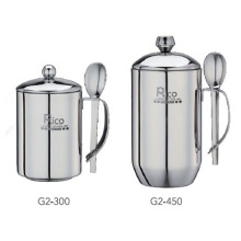 Edelstahl Doppelwand Tasse 300ml, 450ml